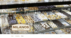 Desktop Screenshot of milanosbakery.com